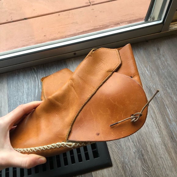 Real Leather Tan Moccasins Size 8 Women’s - Picture 6 of 9
